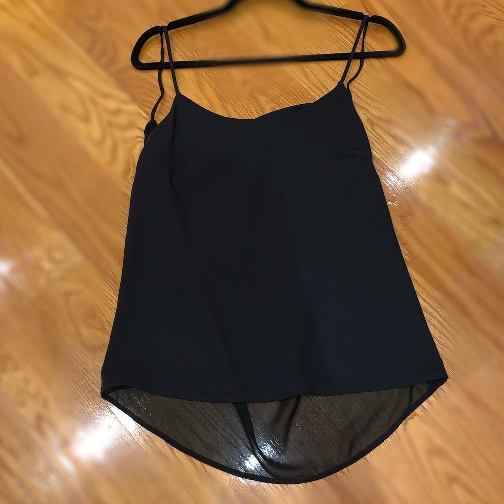 Navy Blue & Black Top